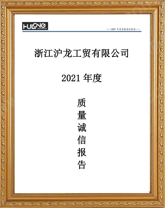 沪龙2021企业质量诚信报告